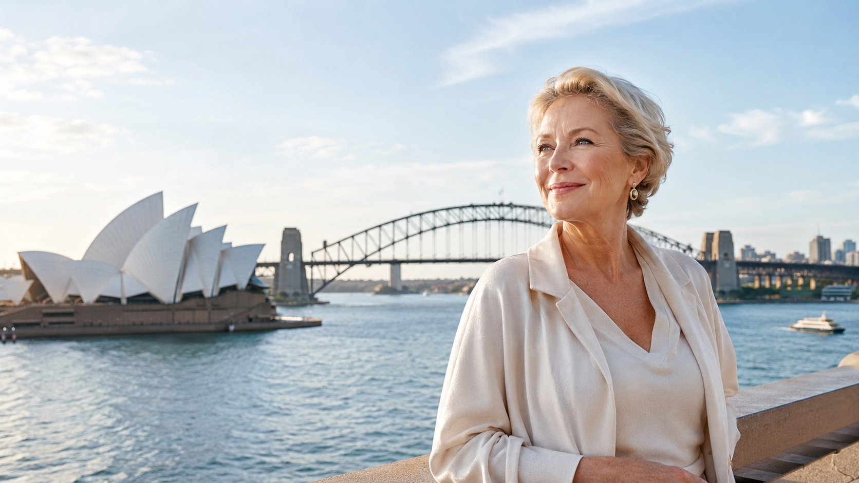How Cataract Surgery Works Sydney Woman in Sydney representing clearer vision after cataract surgery, used to introduce how cataract surgery works.