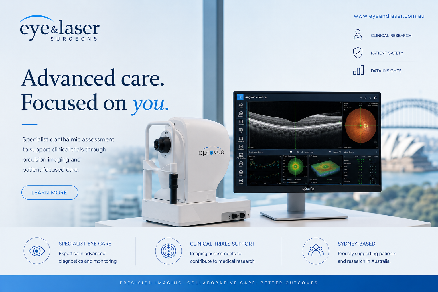 Specialist ophthalmic screening for pancreatic cancer clinical trials in Sydney